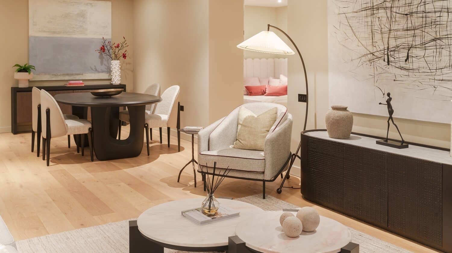 Apartment interior at Koa, Electric Boulevard