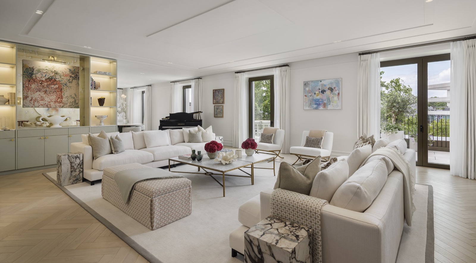 Residence living room at Holland Park Gate